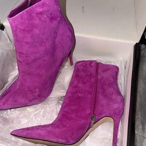 Nine West Fuchsia Heeled Boots